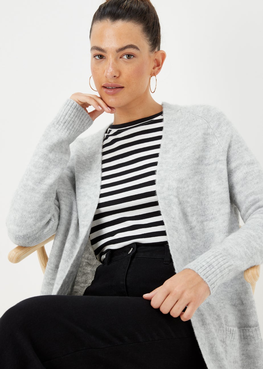 Grey Marl Cardigan