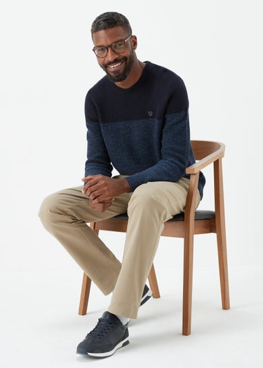 Lincoln Blue 7 Gauge Knit Jumper