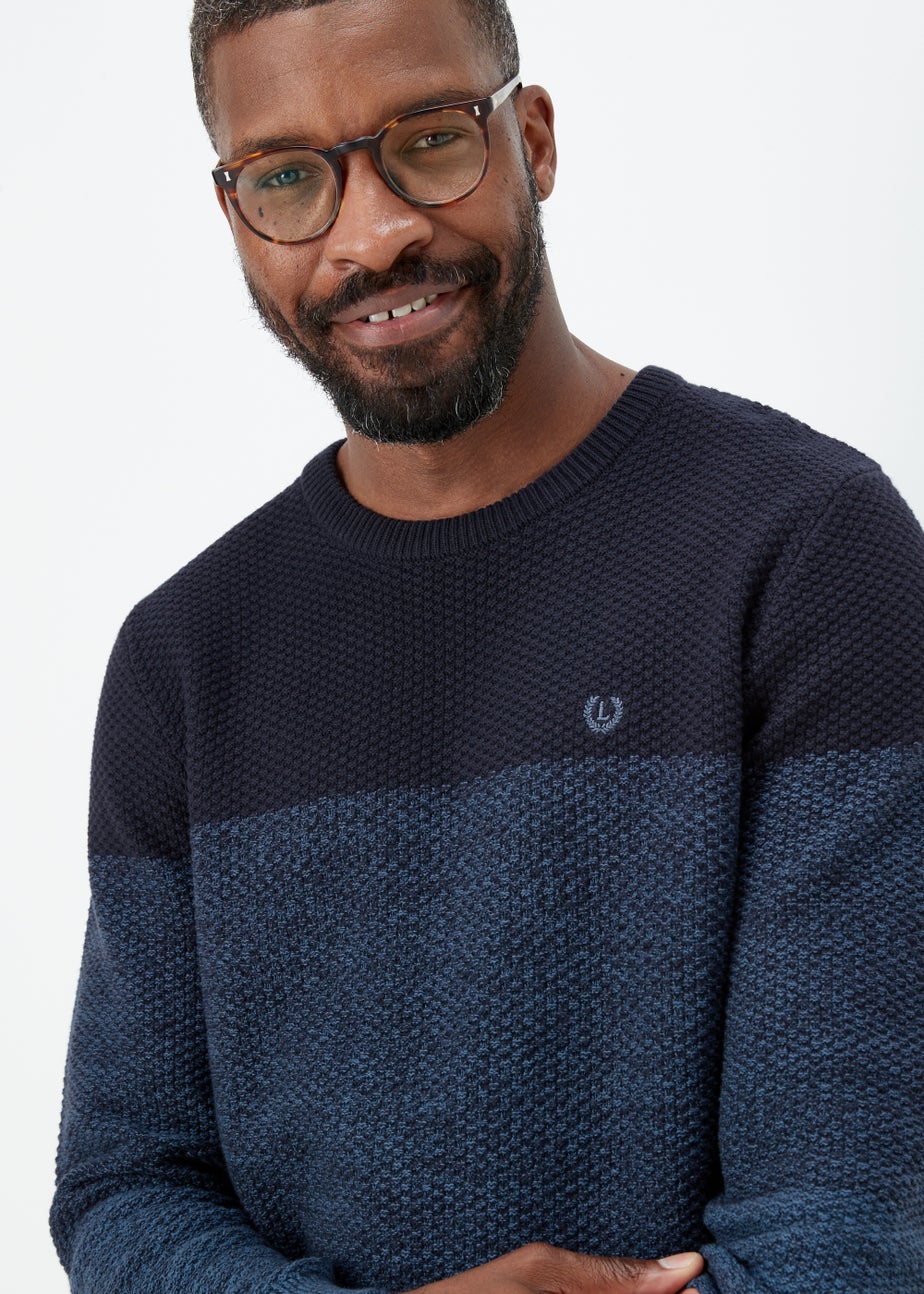 Lincoln Blue 7 Gauge Knit Jumper