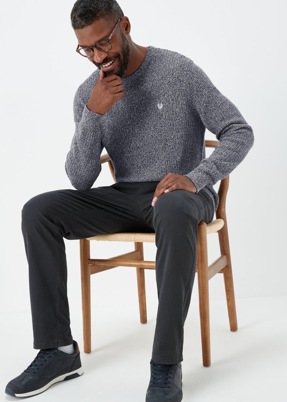 Lincoln Ecru 7 Gauge Knit Jumper
