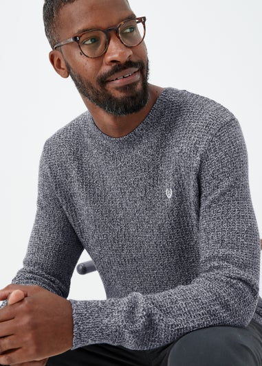 Lincoln Ecru 7 Gauge Knit Jumper
