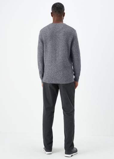 Lincoln Ecru 7 Gauge Knit Jumper