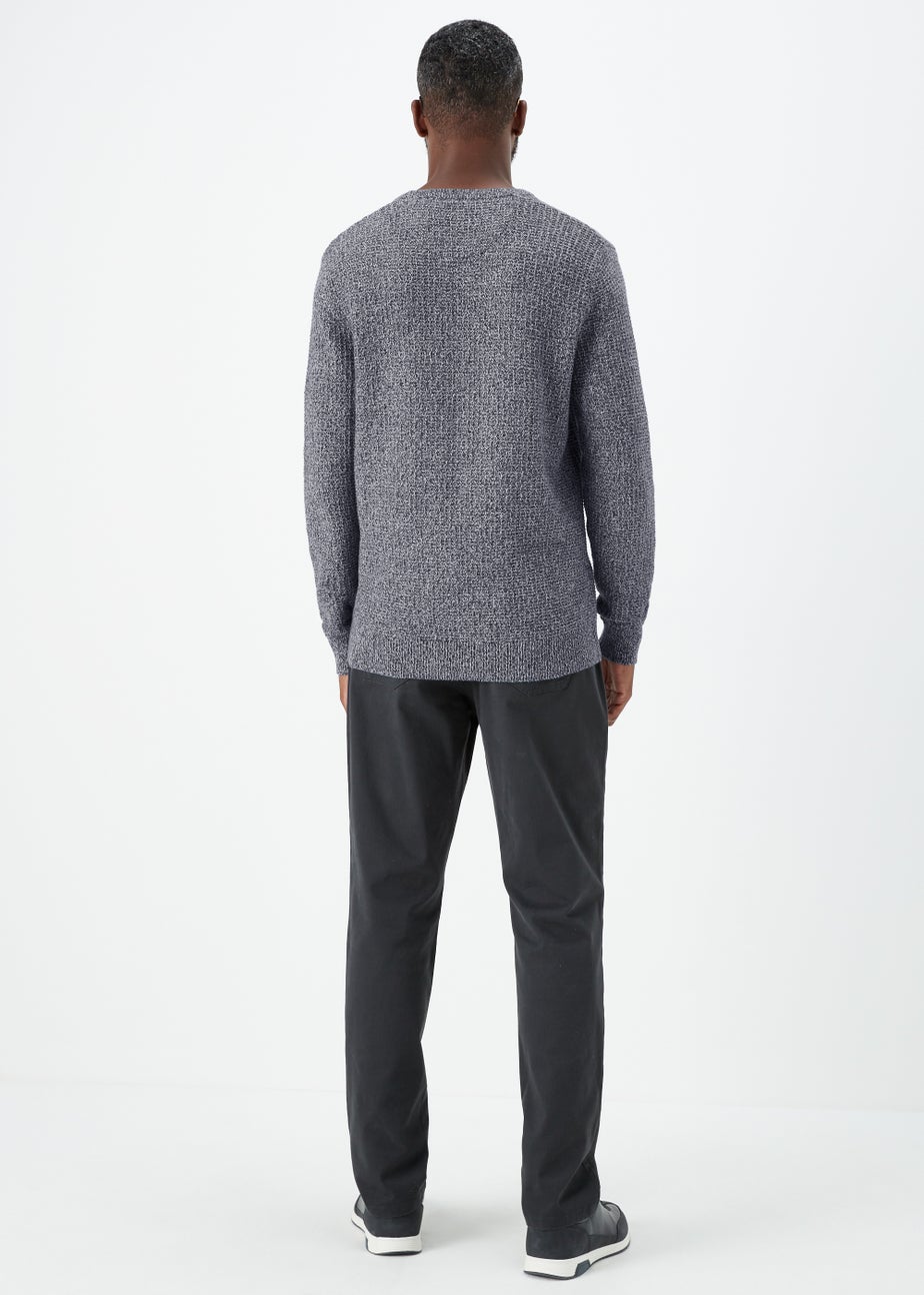 Lincoln Ecru 7 Gauge Knit Jumper