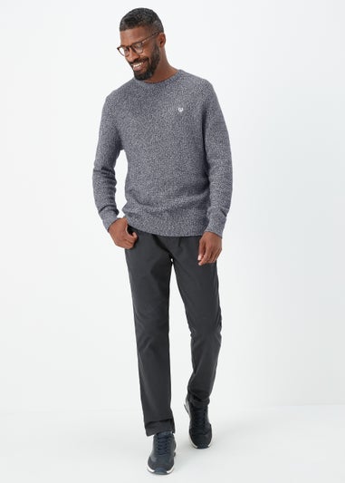 Lincoln Ecru 7 Gauge Knit Jumper