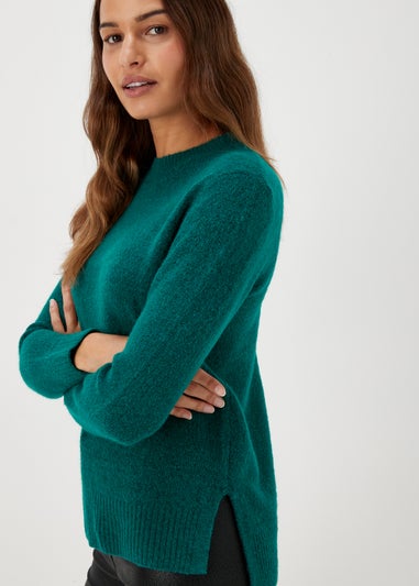 Teal Crew Neck Jumper