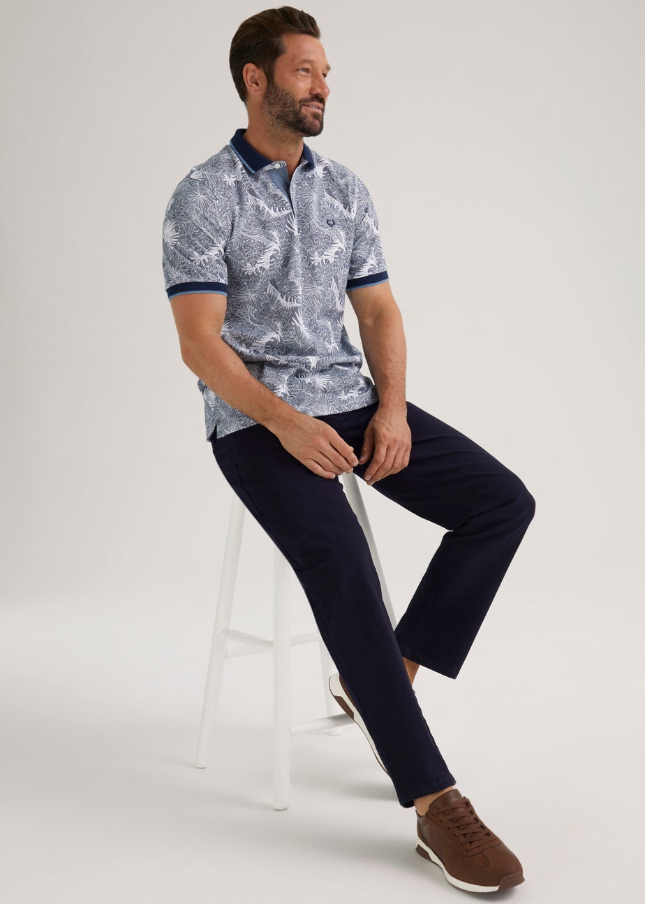 Lincoln Navy 5 Pocket Trousers