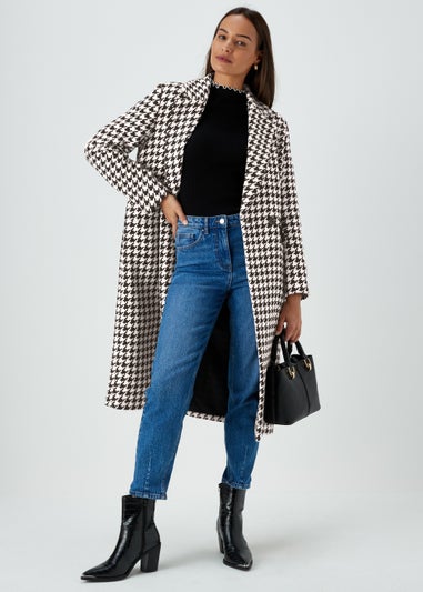Et Vous Monochrome Dogtooth Formal Coat