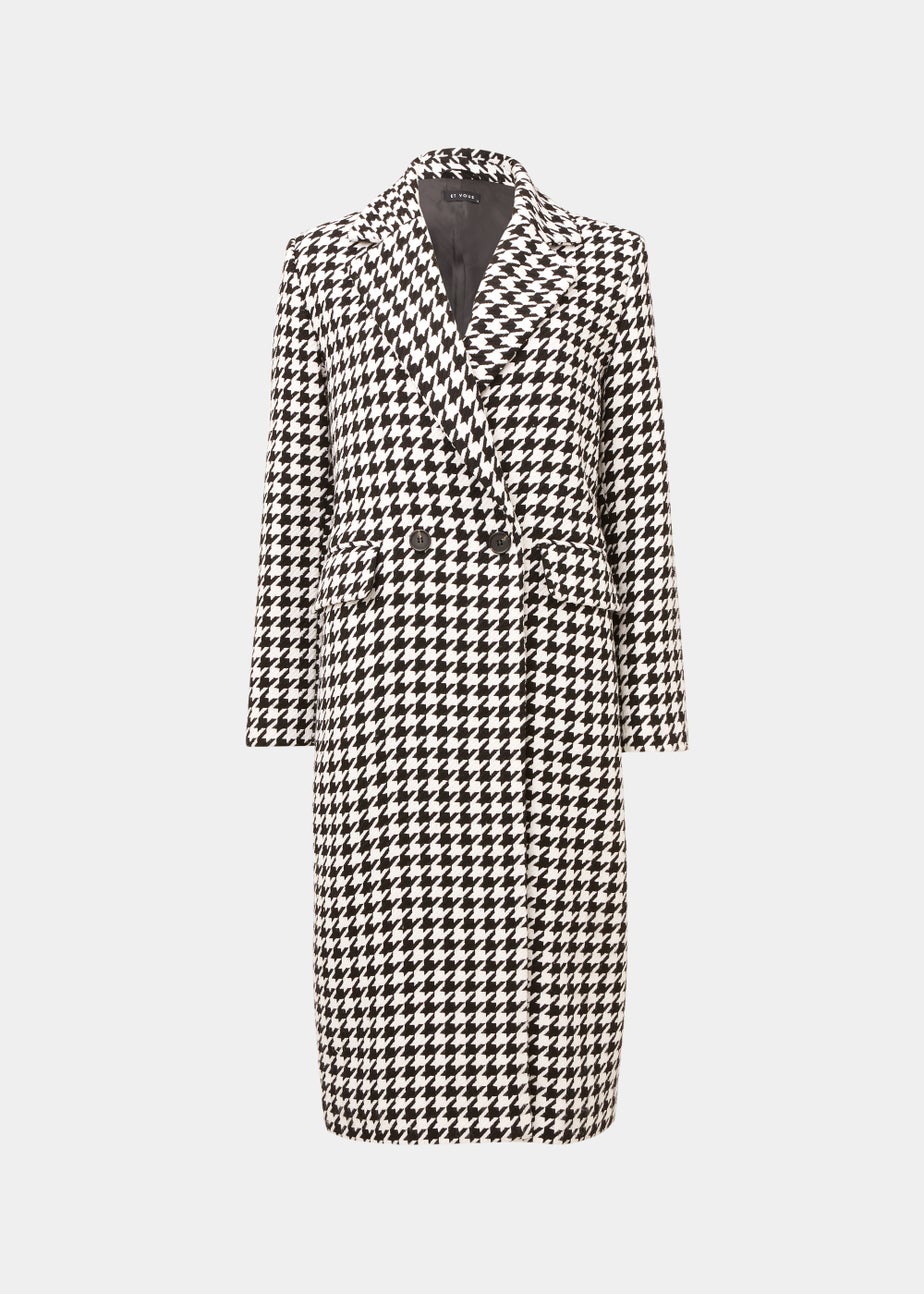Et Vous Monochrome Dogtooth Formal Coat