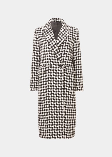 Et Vous Monochrome Dogtooth Formal Coat