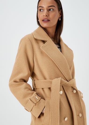 Et Vous Beige Camel Coat