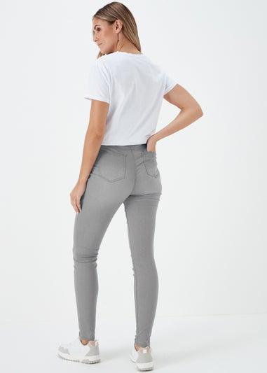 Rosie Grey Washed Pull On Jeggings
