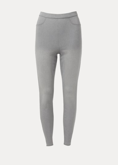 Rosie Grey Washed Pull On Jeggings