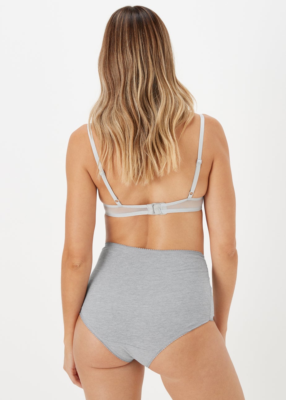 4 Pack Multicoloured Lace Trim Full Knickers