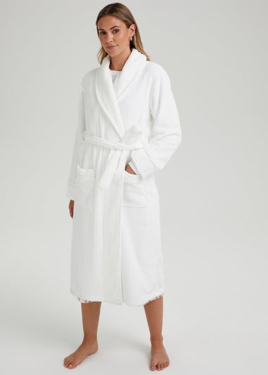 White Waffle Dressing Gown