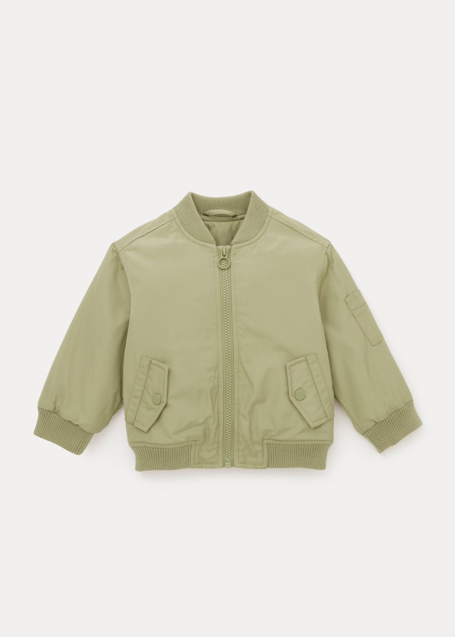 Girls Khaki Bomber Jacket (9mths-6yrs)