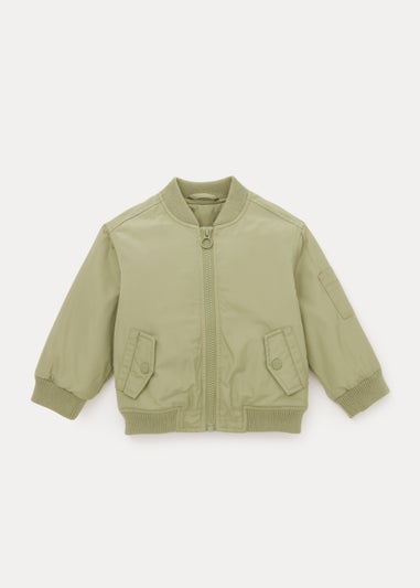Girls Khaki Bomber Jacket (9mths-6yrs)