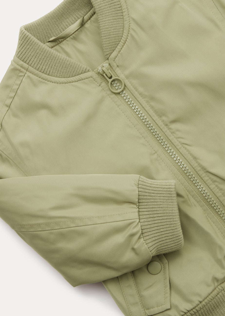 Girls Khaki Bomber Jacket (9mths-6yrs)