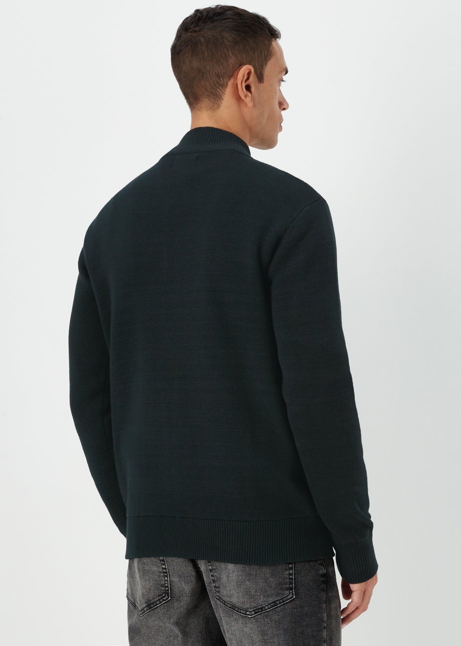 Black Quilted Hybrid Jacket