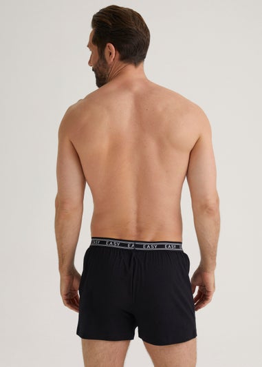 5 Pack Black Loose Fit Boxers