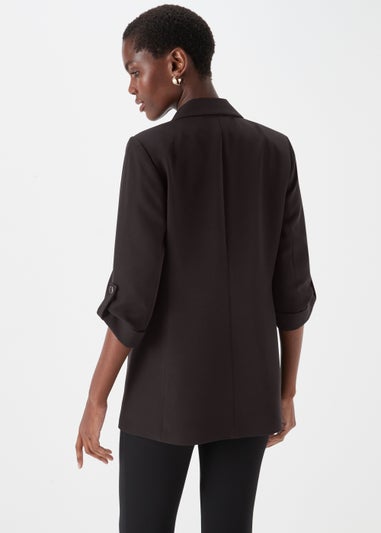 Et Vous Black Crepe Blazer