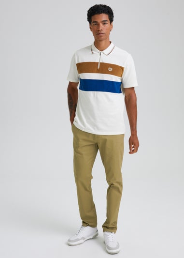 Stone Slim Fit Stretch Chinos