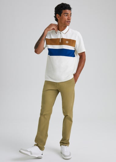 Stone Slim Fit Stretch Chinos