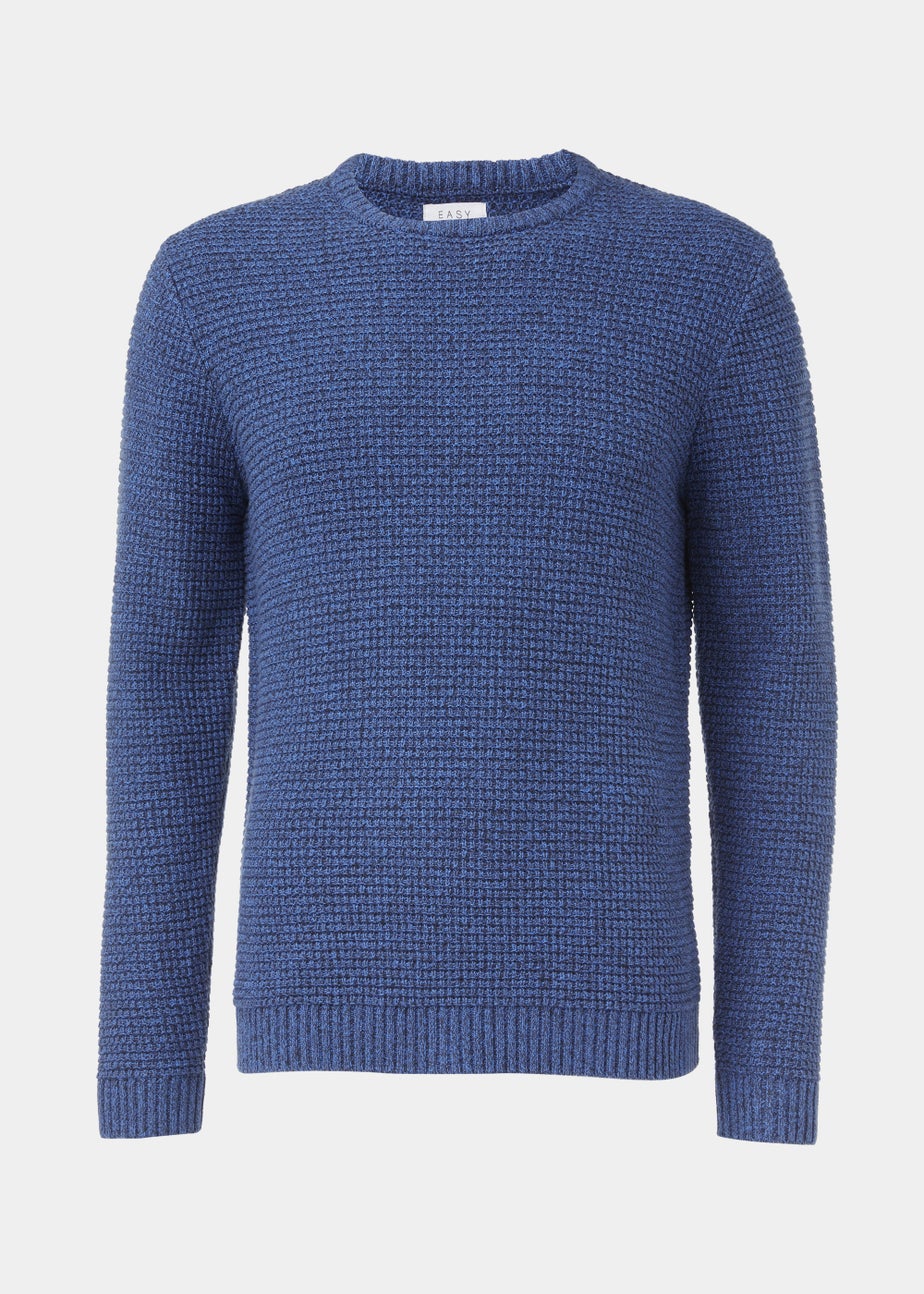Cobalt Blue Knitted Sweatshirt