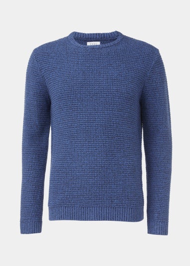 Cobalt Blue Knitted Sweatshirt