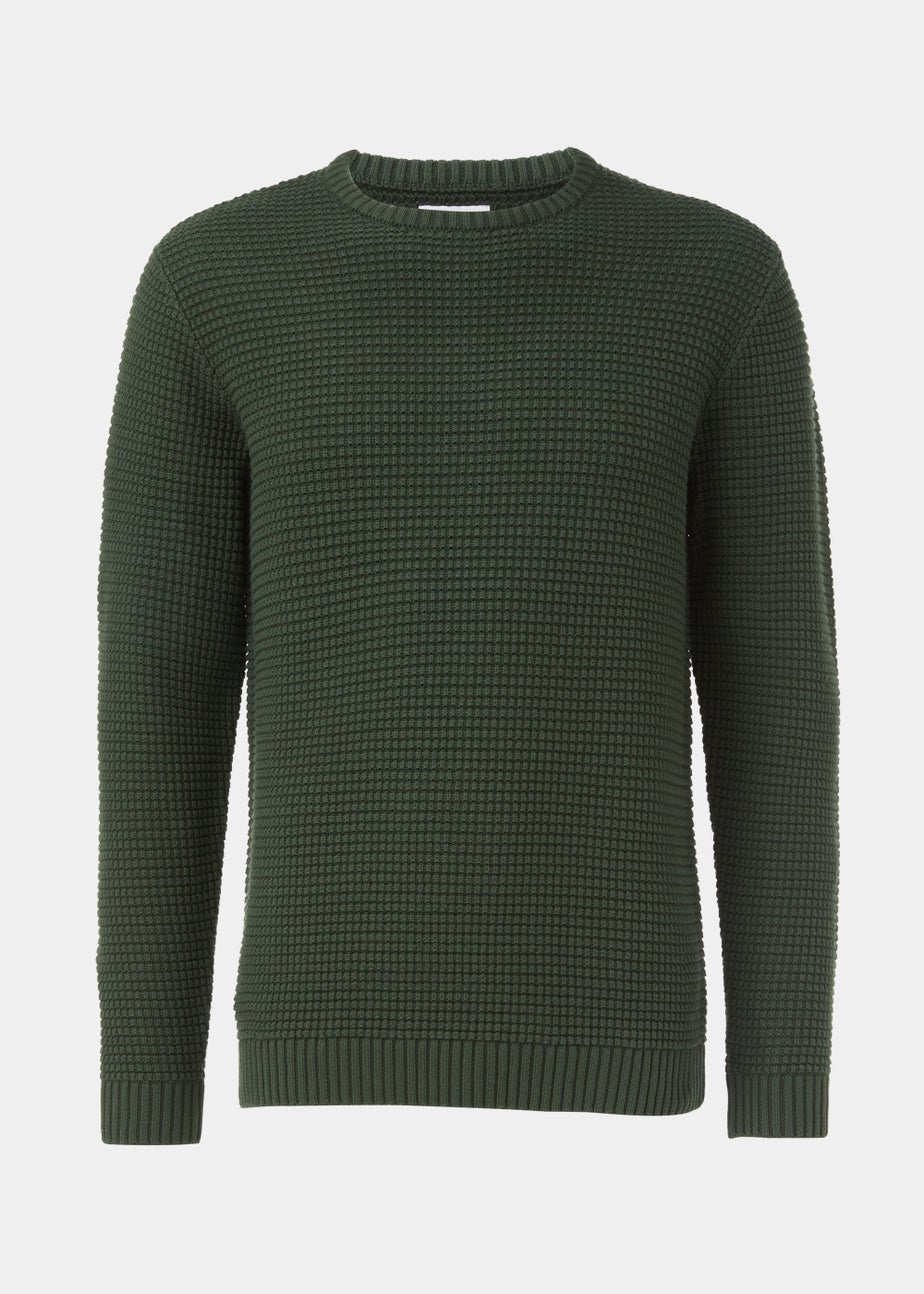 Green Knitted Sweatshirt