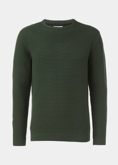 Green Knitted Sweatshirt