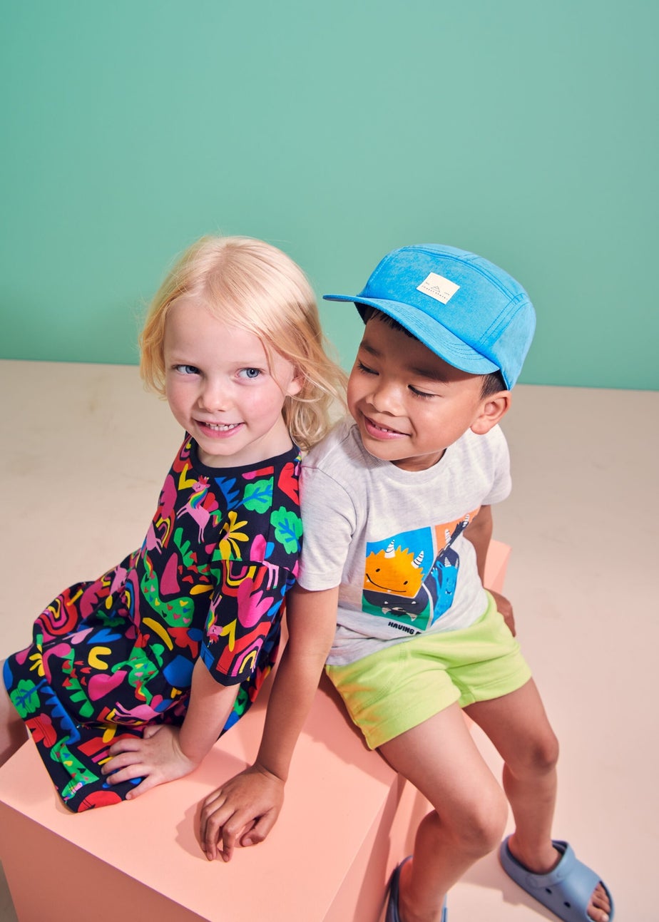 Boys Grey Monster Print T-Shirt (9mths-6yrs)