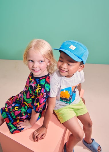 Boys Grey Monster Print T-Shirt (9mths-6yrs)