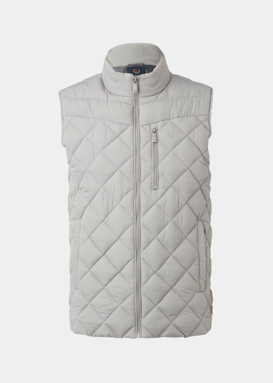 Lincoln Grey Diamond Quilt Gilet
