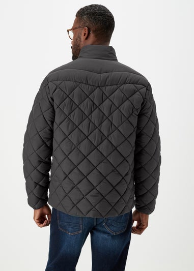 Lincoln Black Diamond Quilt Jacket