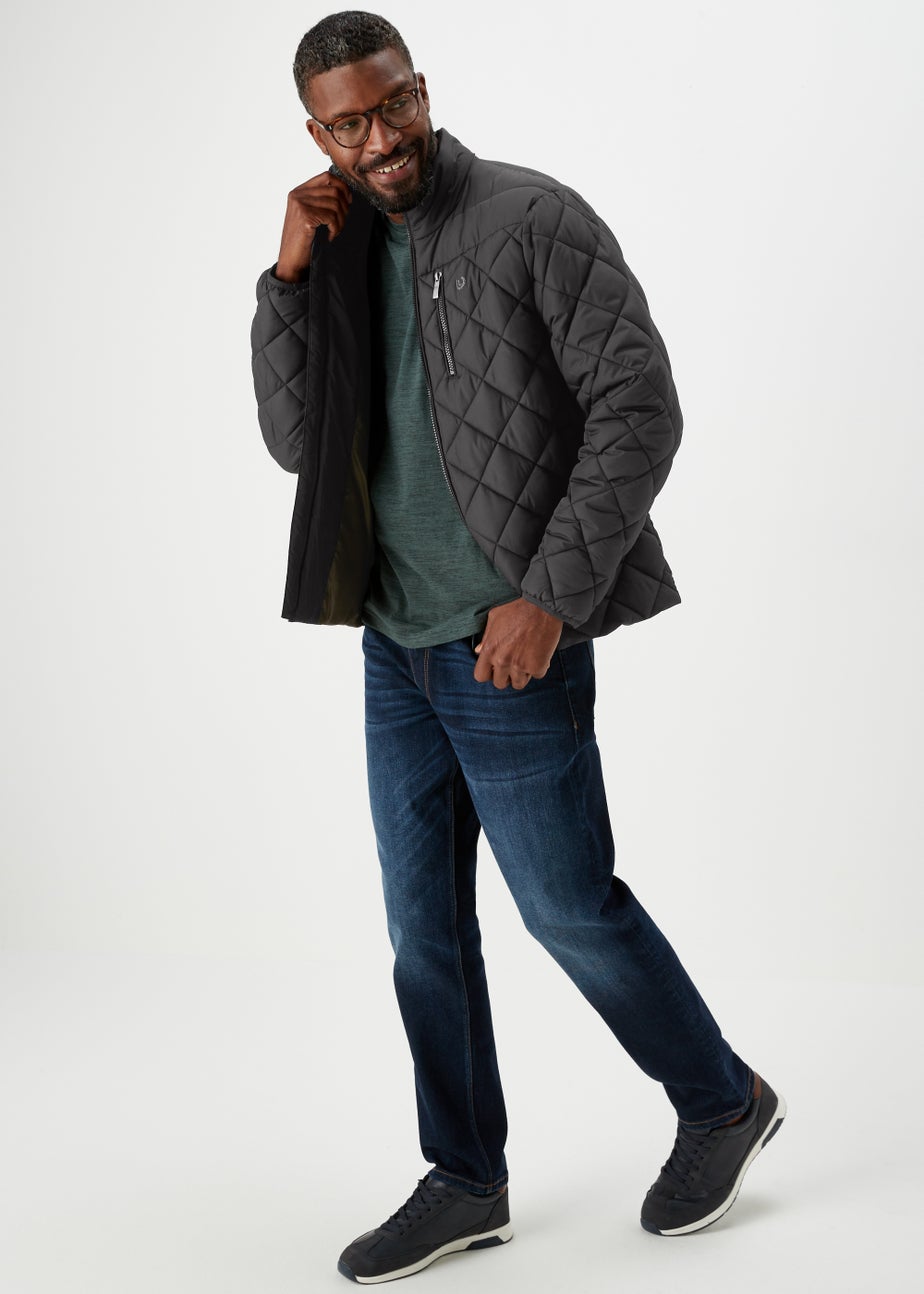 Lincoln Black Diamond Quilt Jacket