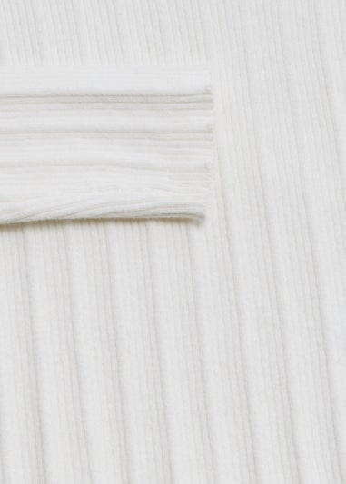 Girls Cream Roll Neck Jumper (4-13yrs)