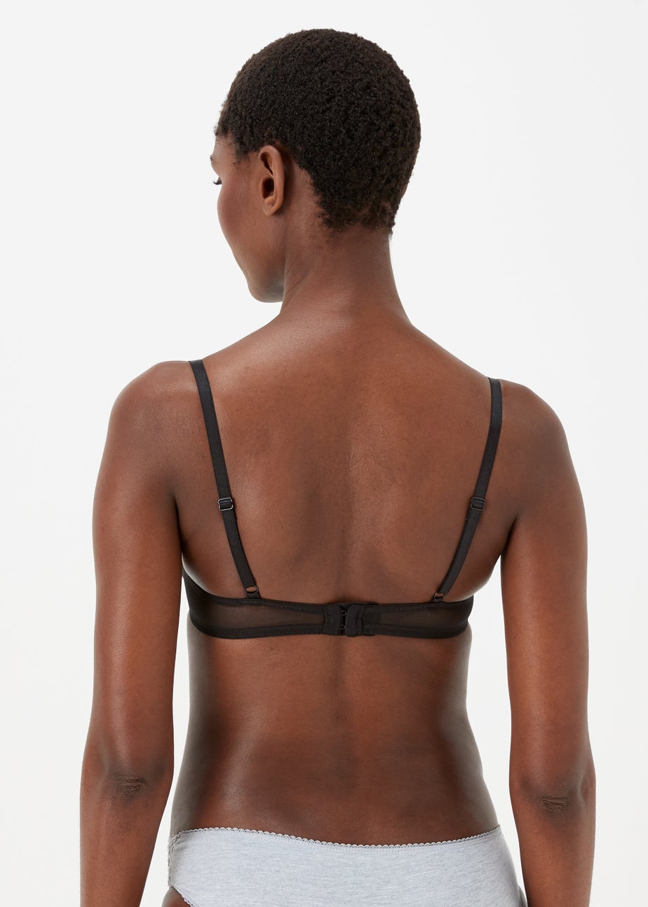 2 Pack Pink & Black T-Shirt Bra