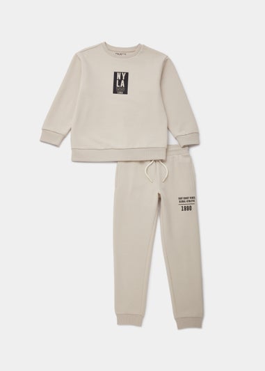 Boys Stone NY LA Sweatshirt & Joggers Set (4-13yrs)
