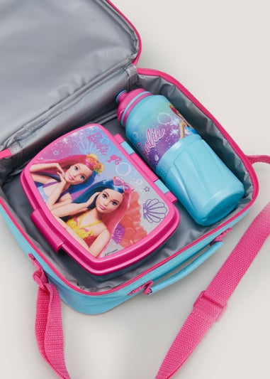 Kids 3 Piece Barbie Lunch Bag Set