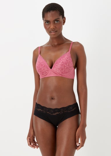 4 Pack Lace Trim Short Knickers