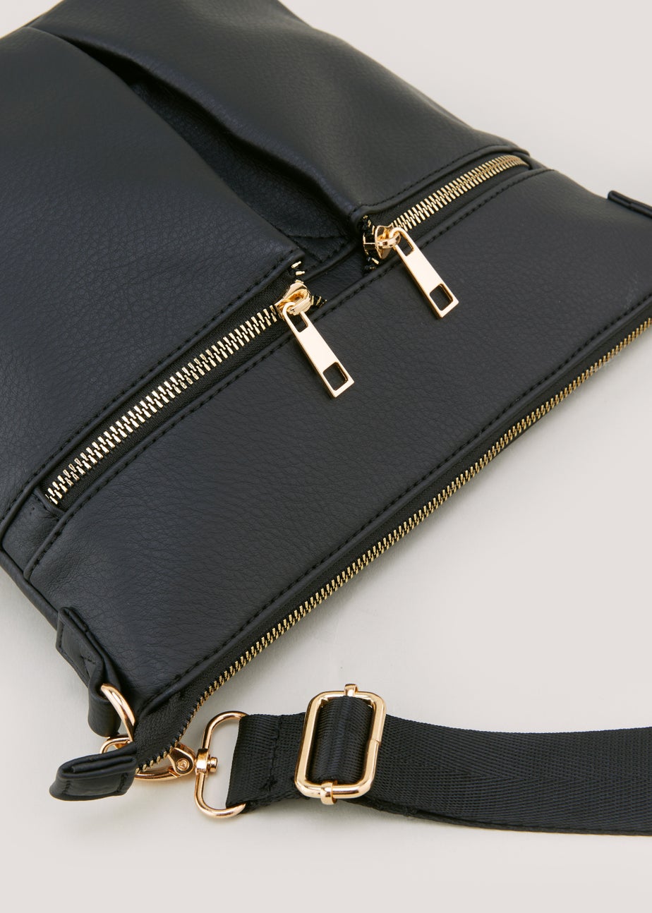 Black Cross Body Messenger Bag