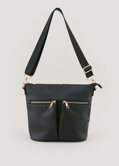 Black Cross Body Messenger Bag