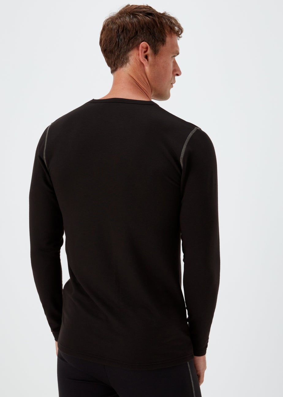 Black Lightweight Long Sleeve Top