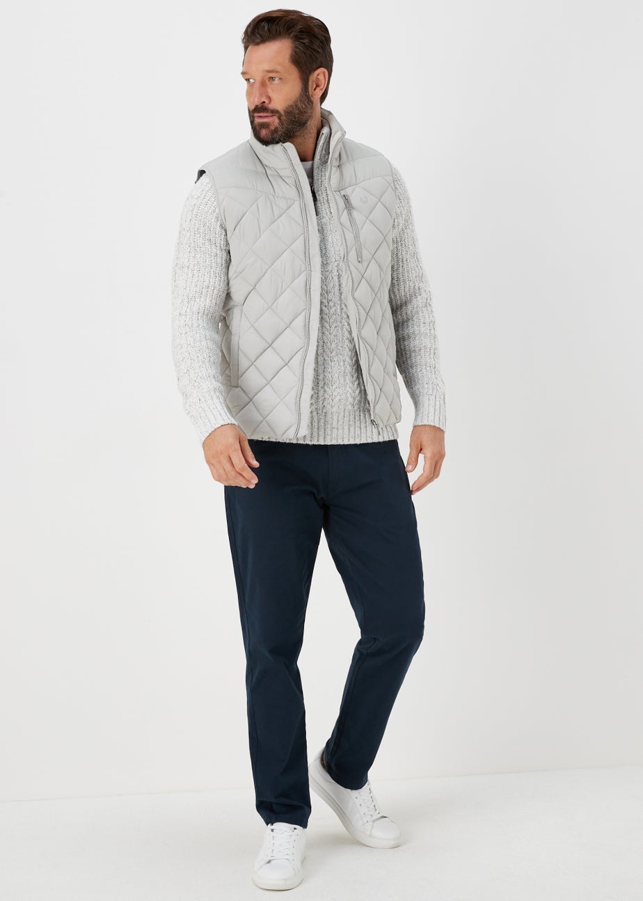 Lincoln Ecru 1/4 Zip Up Jumper