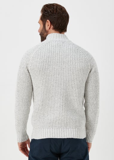Lincoln Ecru 1/4 Zip Up Jumper