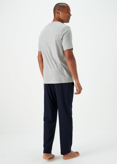 Grey Tree Long Pyjama Set