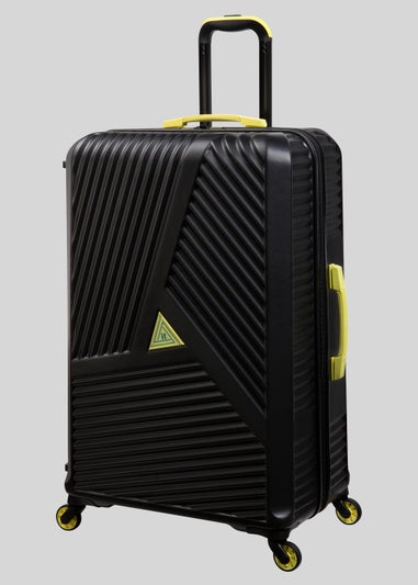 IT Luggage Black Hard Shell Suitcase