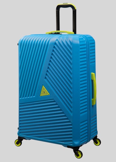 IT Luggage Blue Hard Shell Suitcase