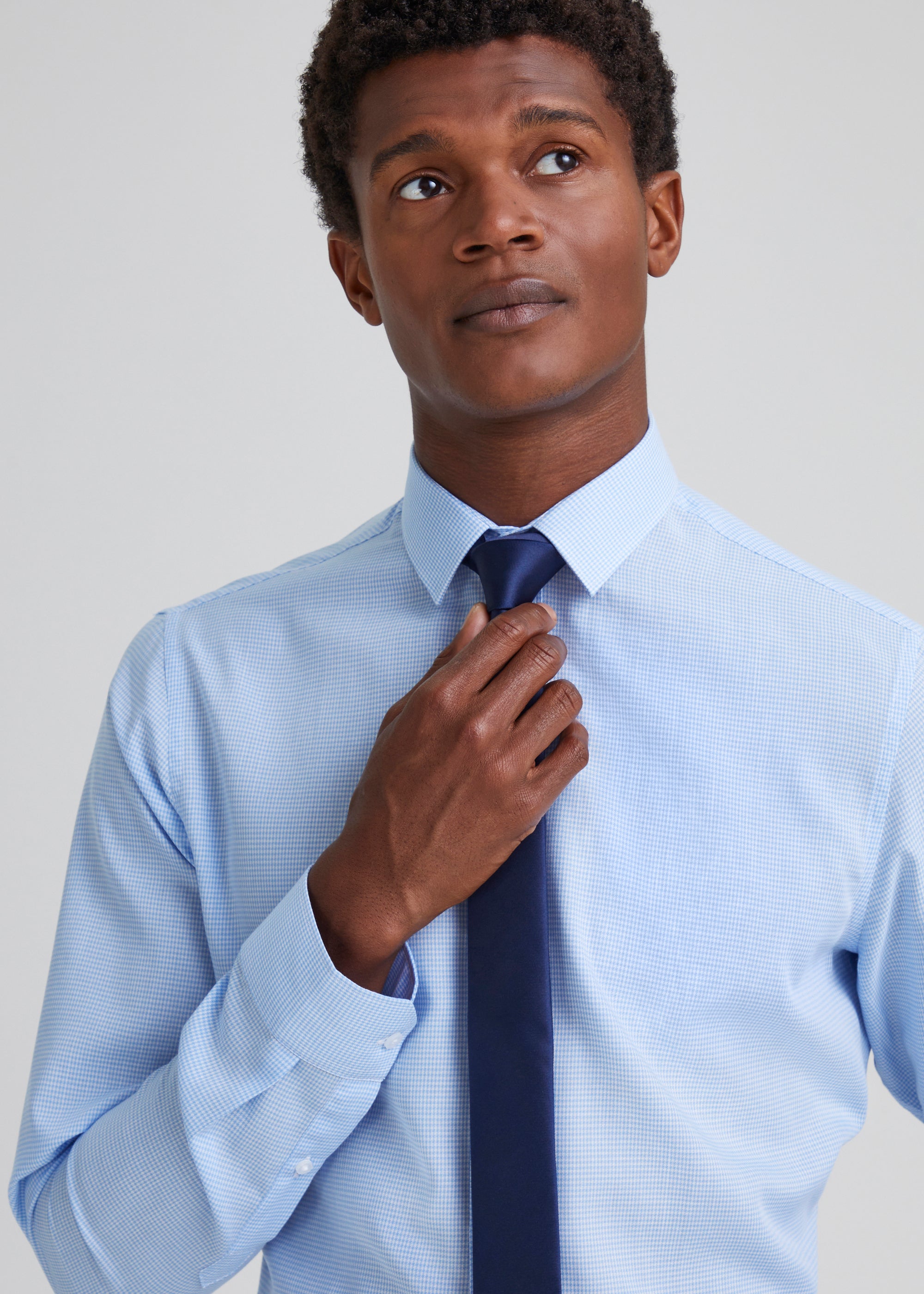 necktie for blue shirt