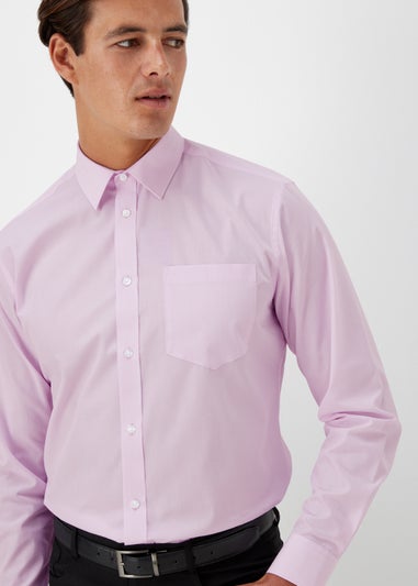 Taylor & Wright 2 Pack Pink & Grey Easy Care Regular Fit Shirts
